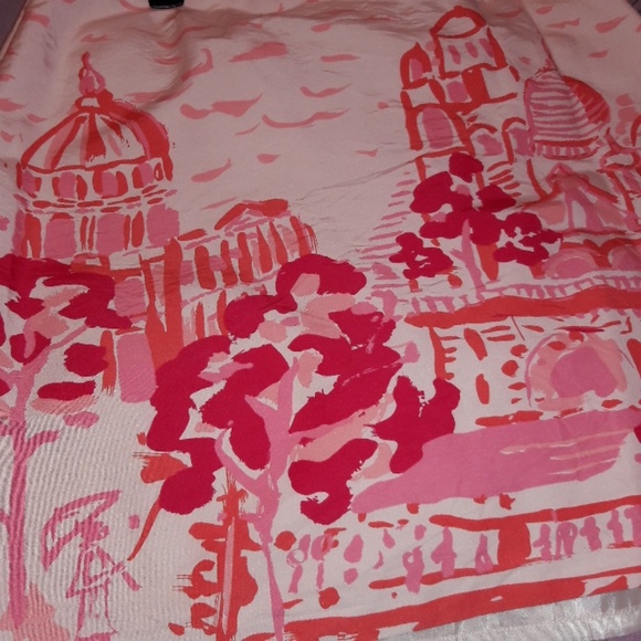 Pink French Style Mid-length Skirt - Picture 3 of 4